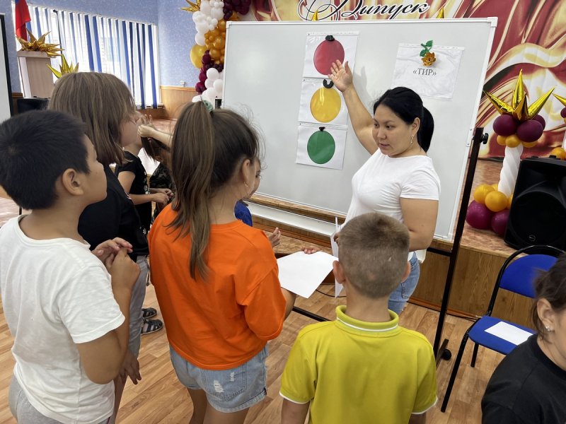 В Красном Куте сотрудники Госавтоинспекции совместно с педагогами провели игру в летнем лагере МОУ СОШ № 3 «Бригантина».